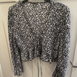 Shein Top tied front